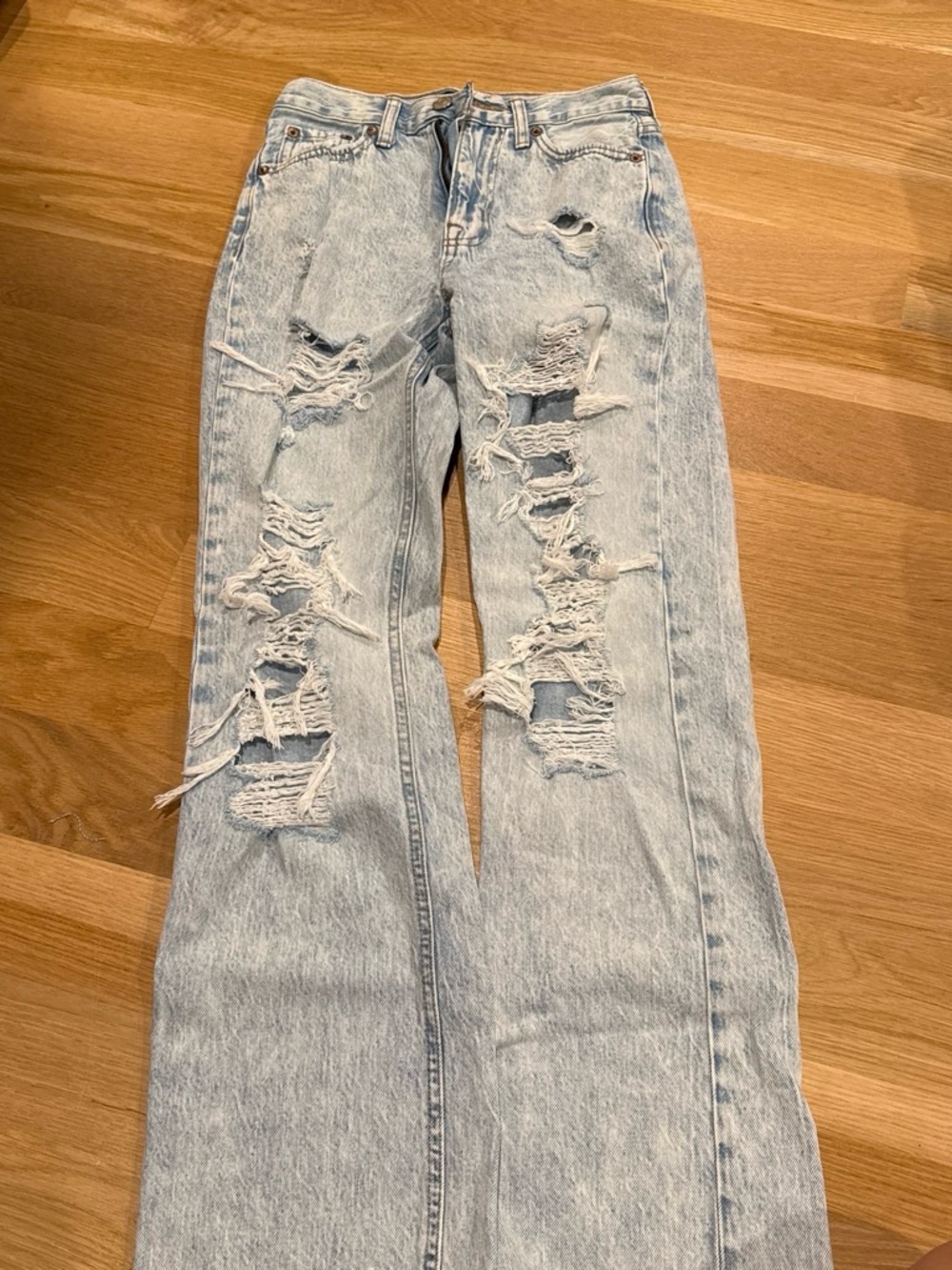 Aeropostale Light Blue 90's Baggy Jeans